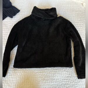 Reformation Fleece Turtleneck Sweater